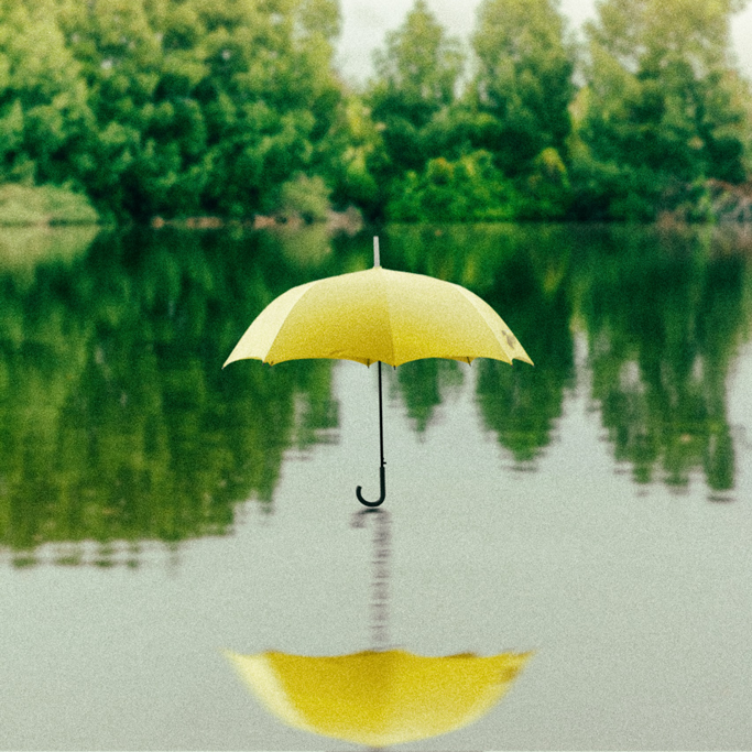golden-umbrella